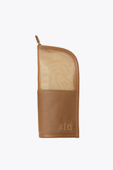 The Makeup Brush Pouch in Camel