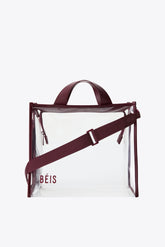 The Stadium Tote in Burgundy