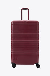 The Large Check-In Roller in Burgundy
