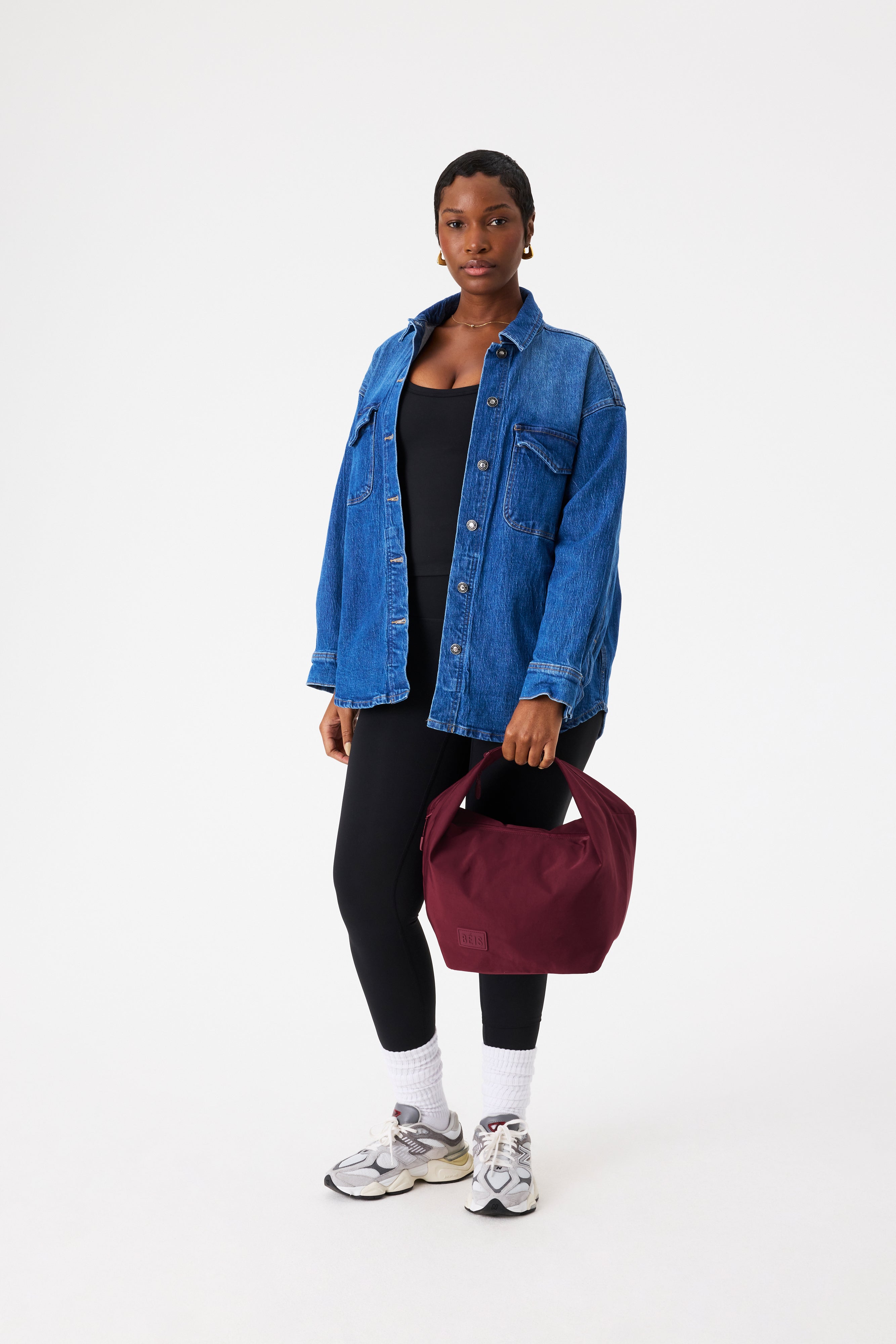 Resale The Crescent Catchall in Burgundy