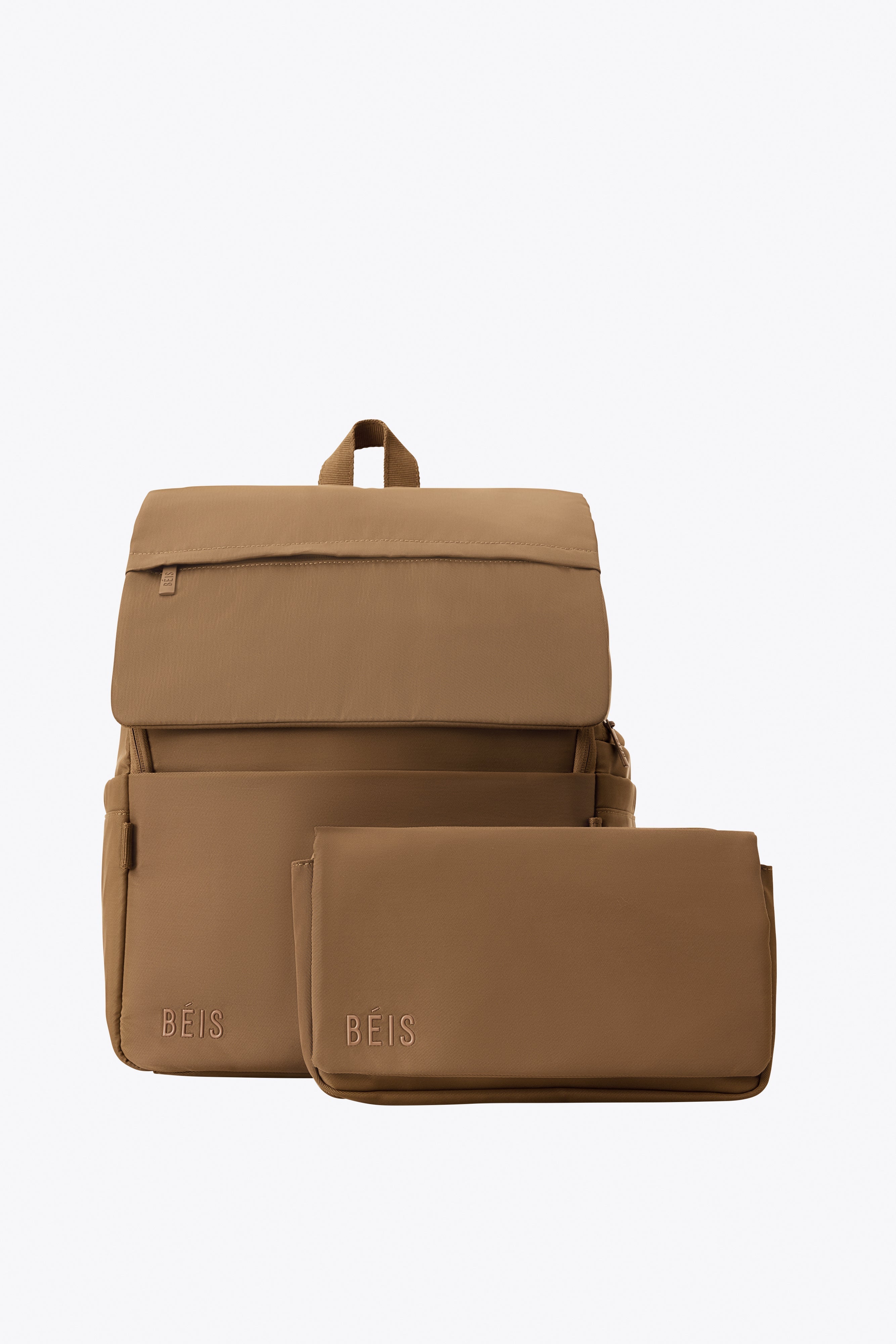 Resale The Ultimate Diaper Backpack in Camel