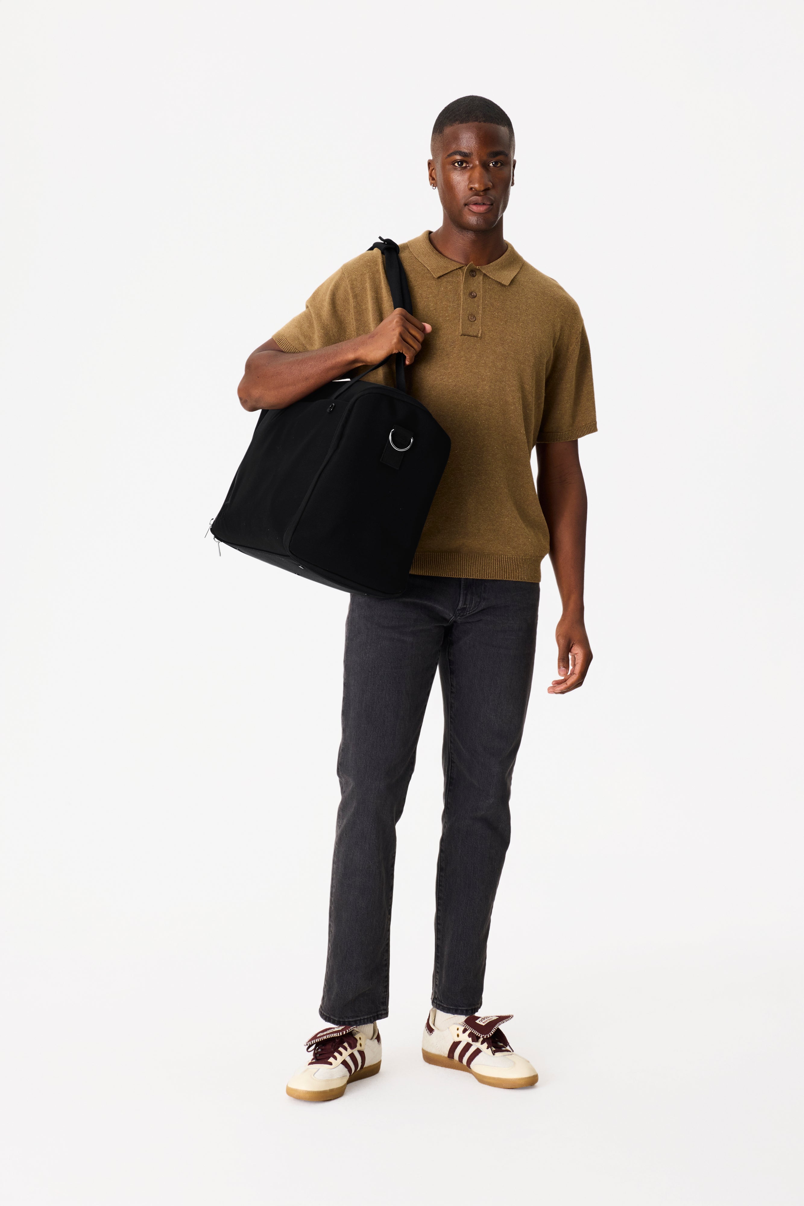 The Garment Duffle Bag in Black