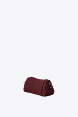 The Expandable Crossbody Charm in Burgundy