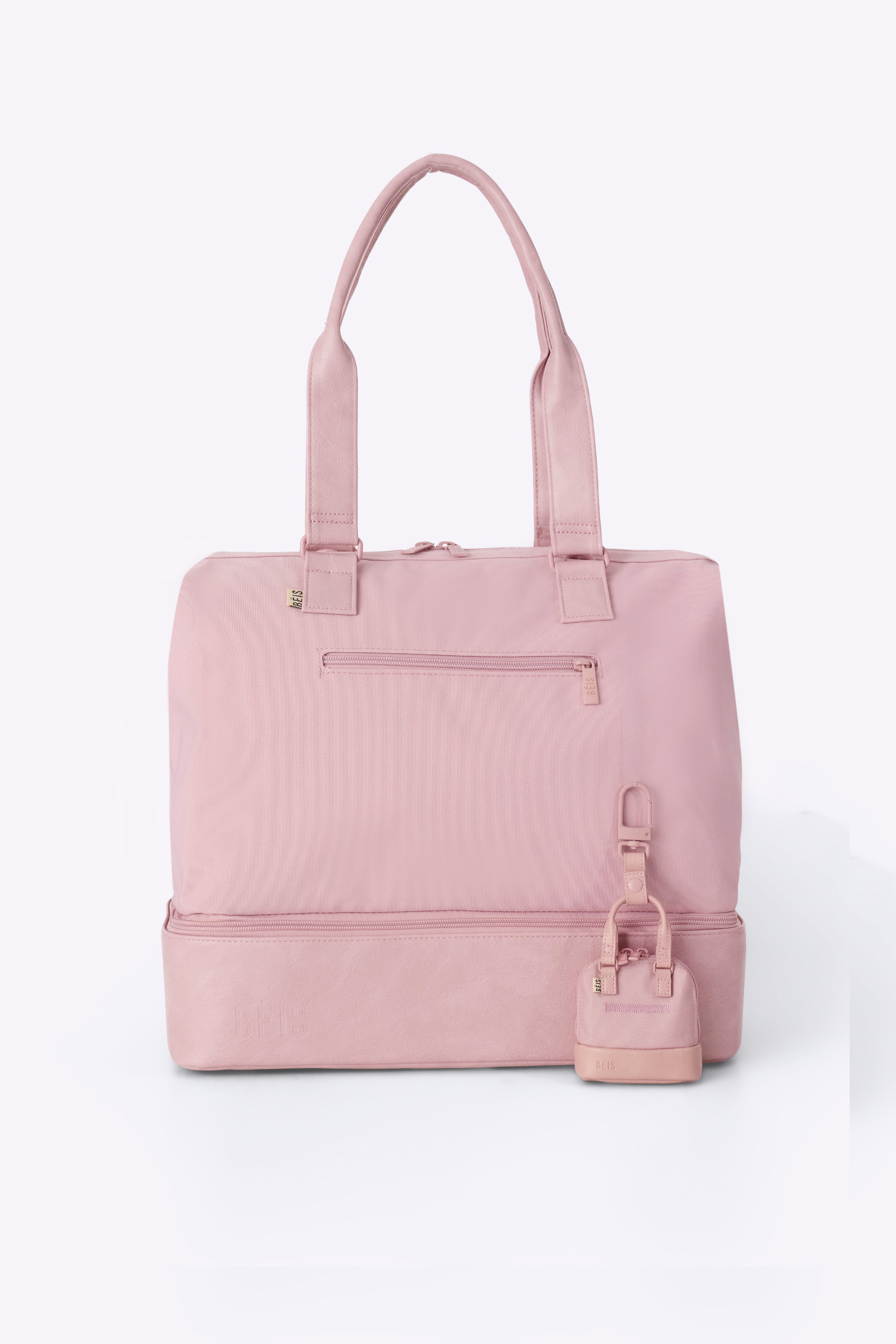 The Micro Weekender Charm in Atlas Pink