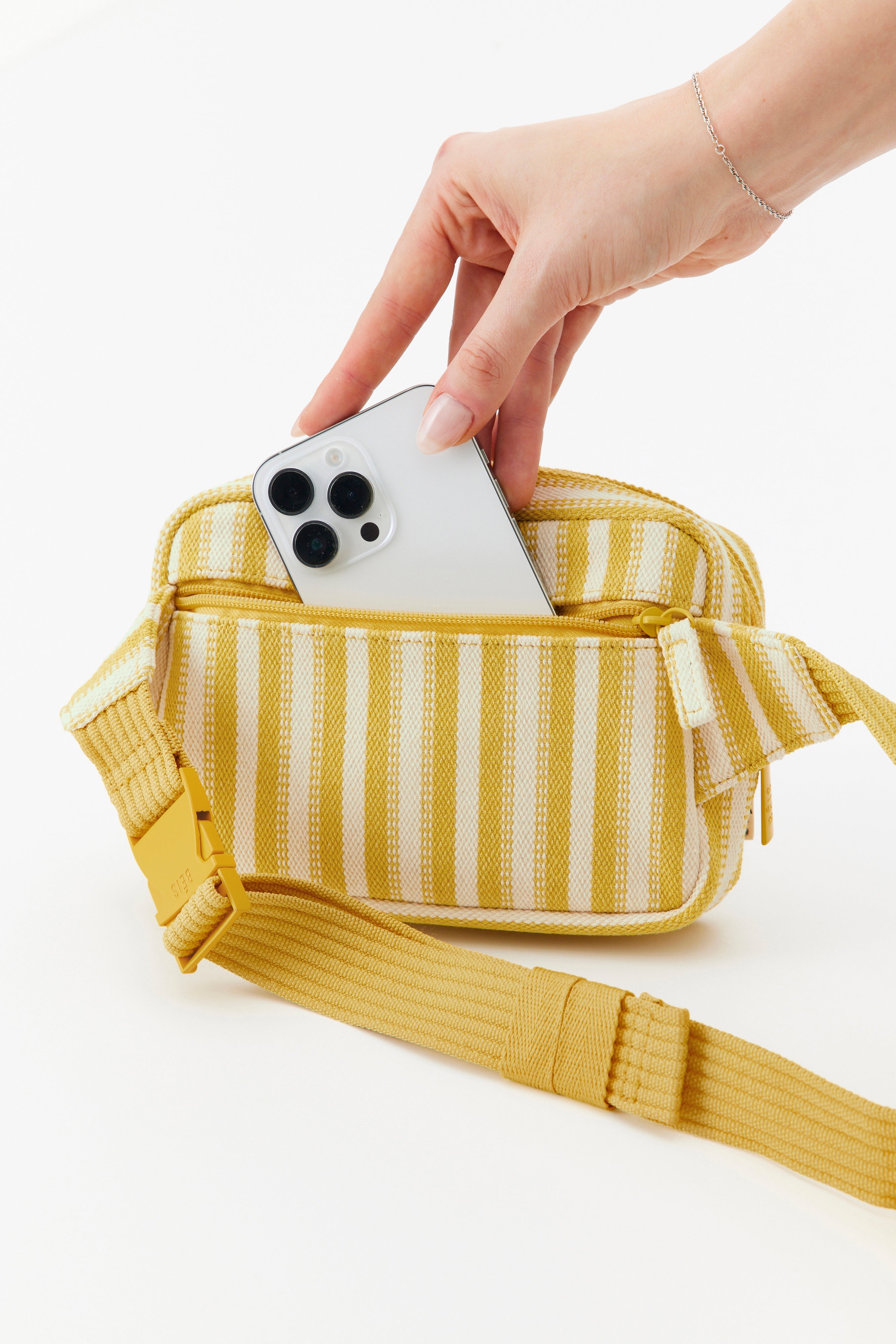 Resale The Belt Bag in Honey Stripe
