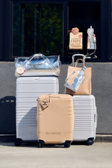 BÉIS x Chipotle The Carry-On Luggage Cover in Kraft Brown