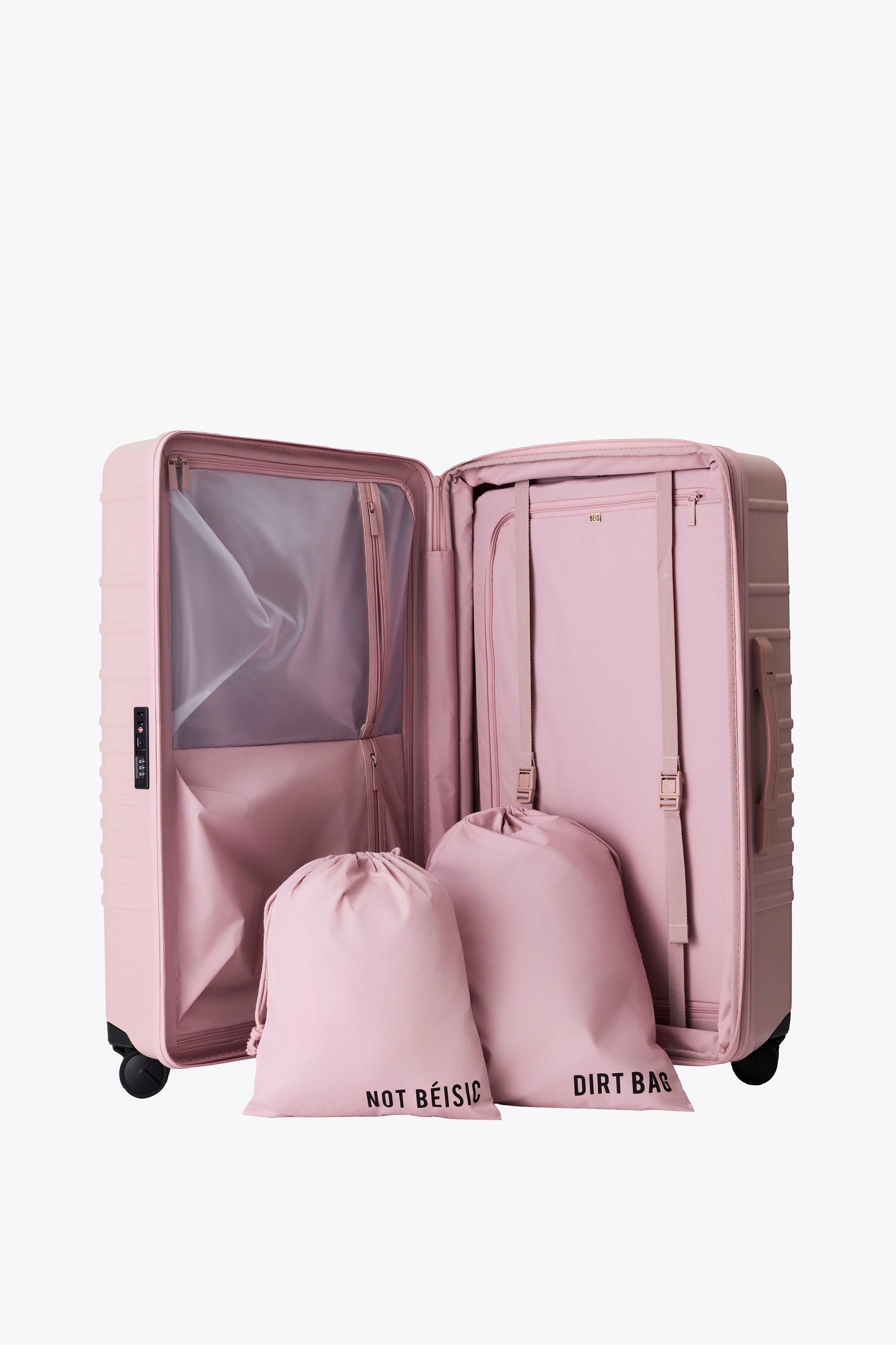 The Large Check-In Roller in Atlas Pink