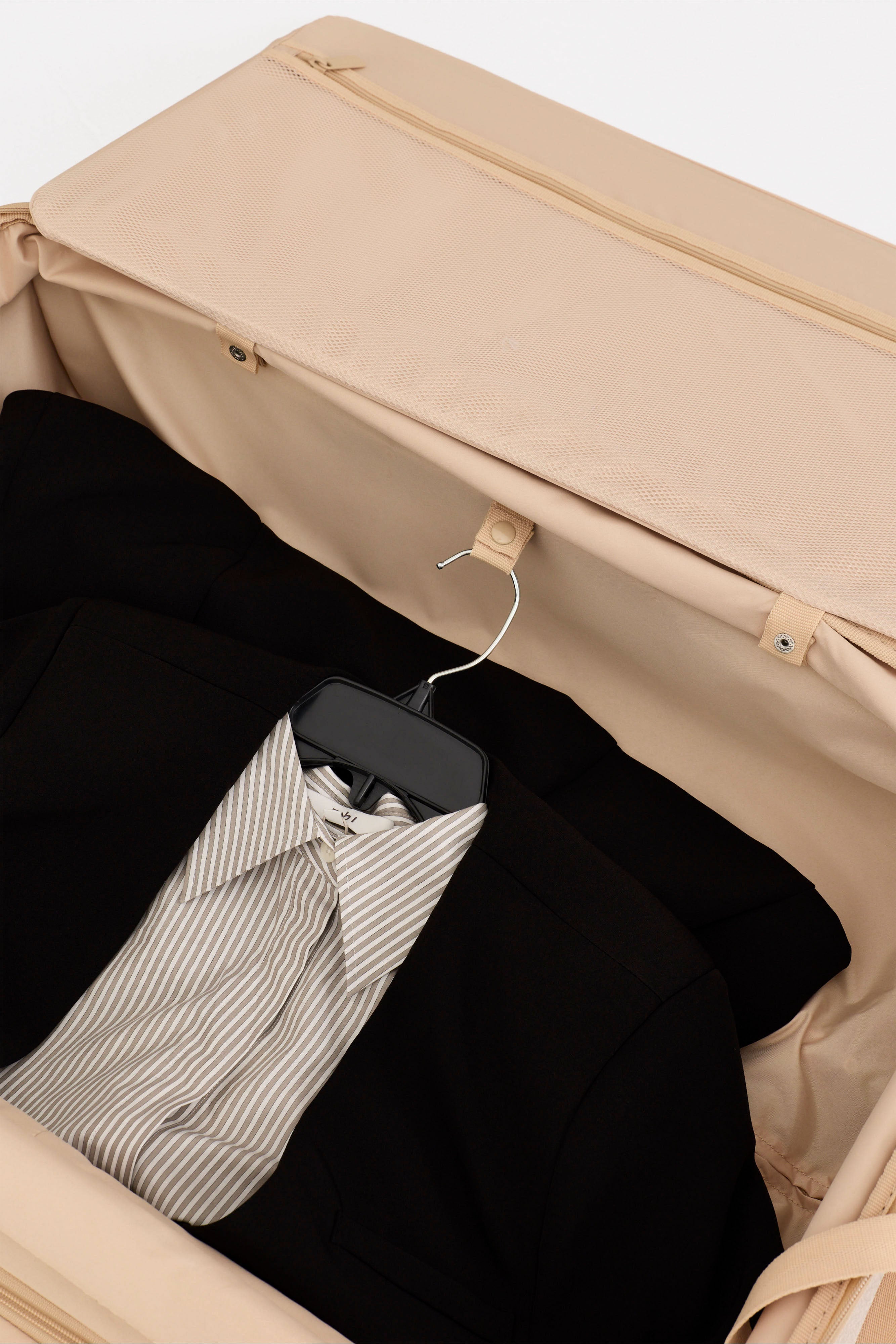 The Medium Check-In Roller in Beige